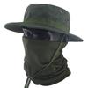 Camouflage Tactical Bucket Hat Set - Outdoor Fishing & Sun Protection Breathable Hat for Men