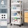 Three-Tier Beauty Salon Storage Cart for Hair and Spa Tools