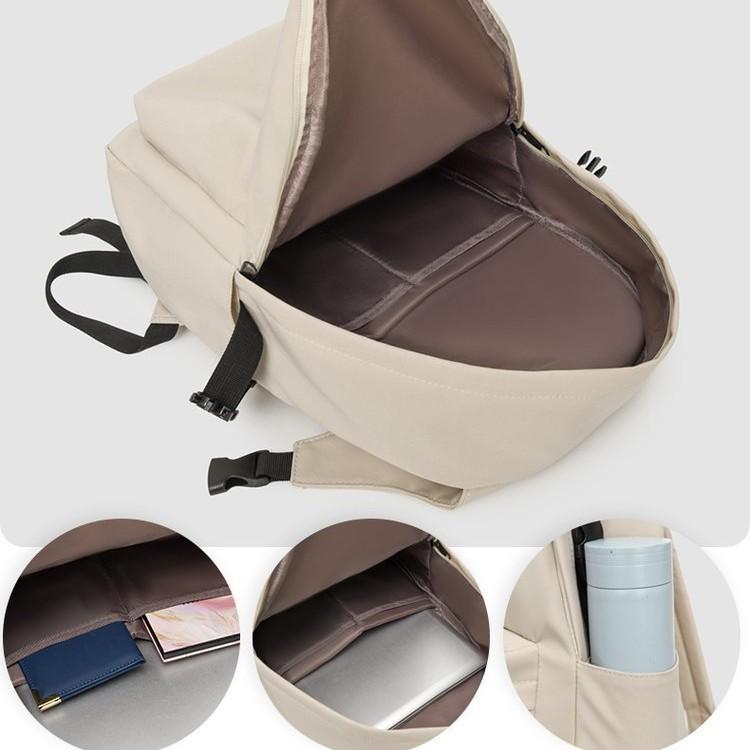 Schoolbag High Quality Backpack Solid Color Versatile British Trend School Bag Unisex Super Versatile Sports Color Backpack