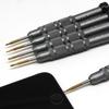 Aluminum Alloy Magnetic Flathead Screwdriver for Mobile Phone Repair with S2 Bit.