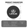 2Pcs Suede Car Water Cup Bottle Holder Anti-slip Mat Pad For Lexus RX300 IS200 IS250 ES350 Ct200h UX250h NX300h ES300h RX400h LS