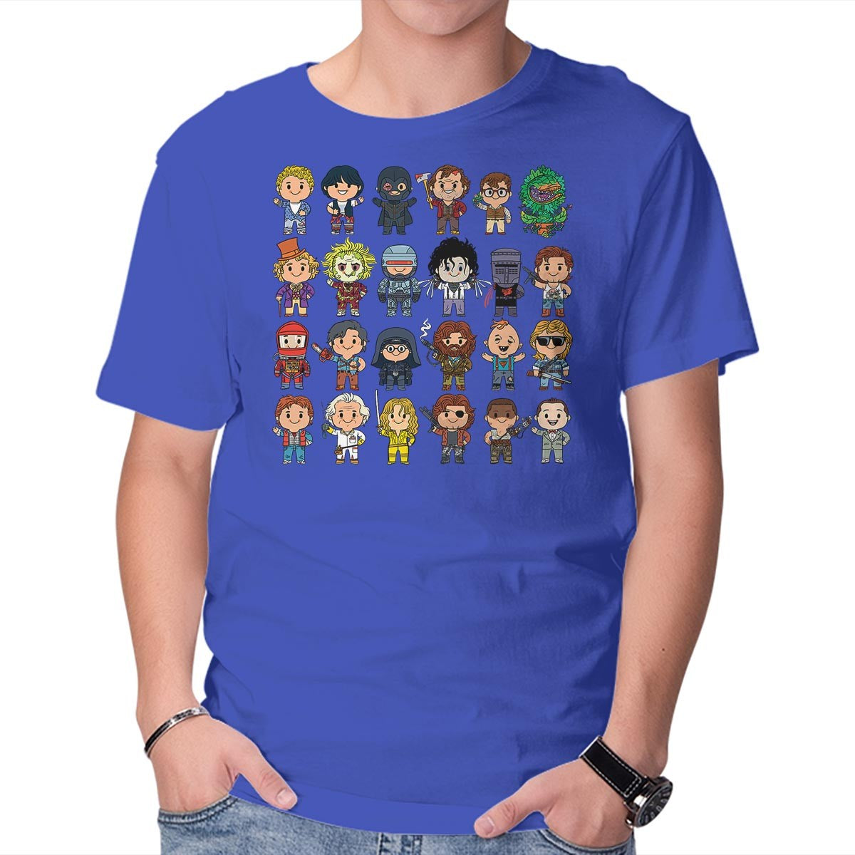 Unisex Crew Neck T-Shirt Little Cult Classics Graphic Short Sleeve Casual Tee M