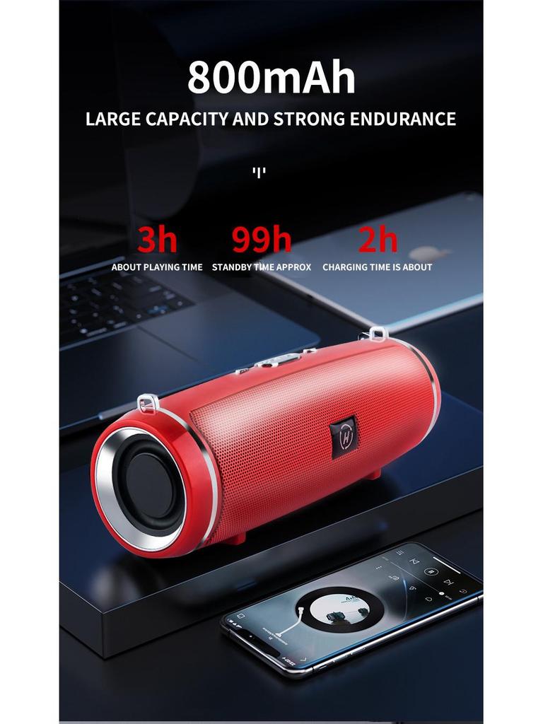 MINI2+ Portable Bluetooth Speaker with Card Slot and Super Bass for Outdoors