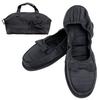 Kirsch Blute Portable Slippers with Room Grosgrain and Mini Includes Slipper 3.5cm Heels, Shoes, Black, Ribbon, Pouch, KS35C-S21(M)