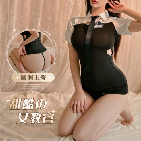 New Police Instructor Sex Underwear Sexy Split Uniform Cosplay Free Suit