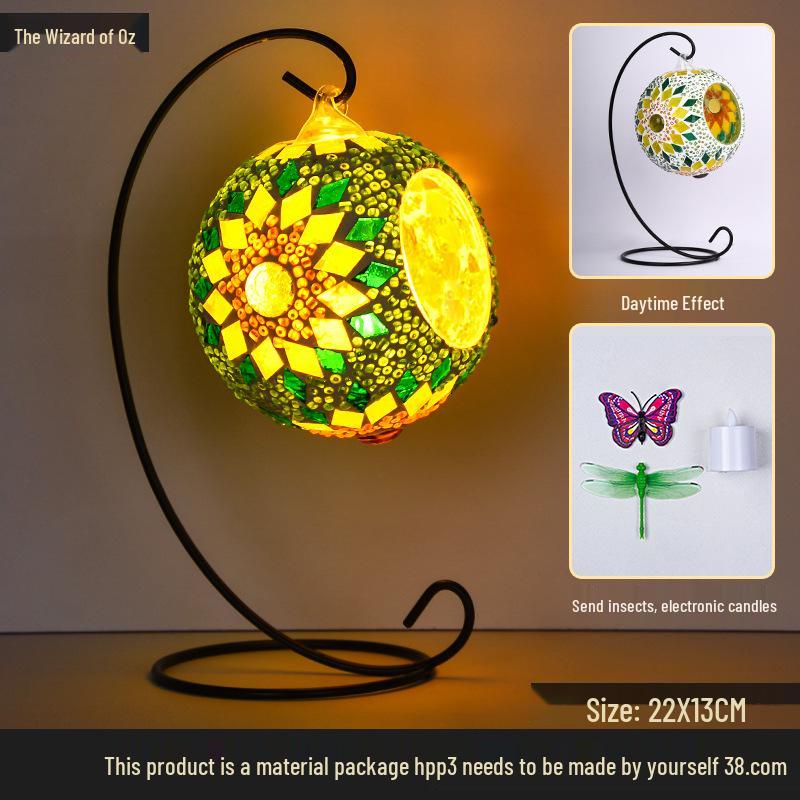 DIY New Year's Day Hanging Candlestick Mosaic Kit – Creative Parent-Child Project & Team Building Ornament