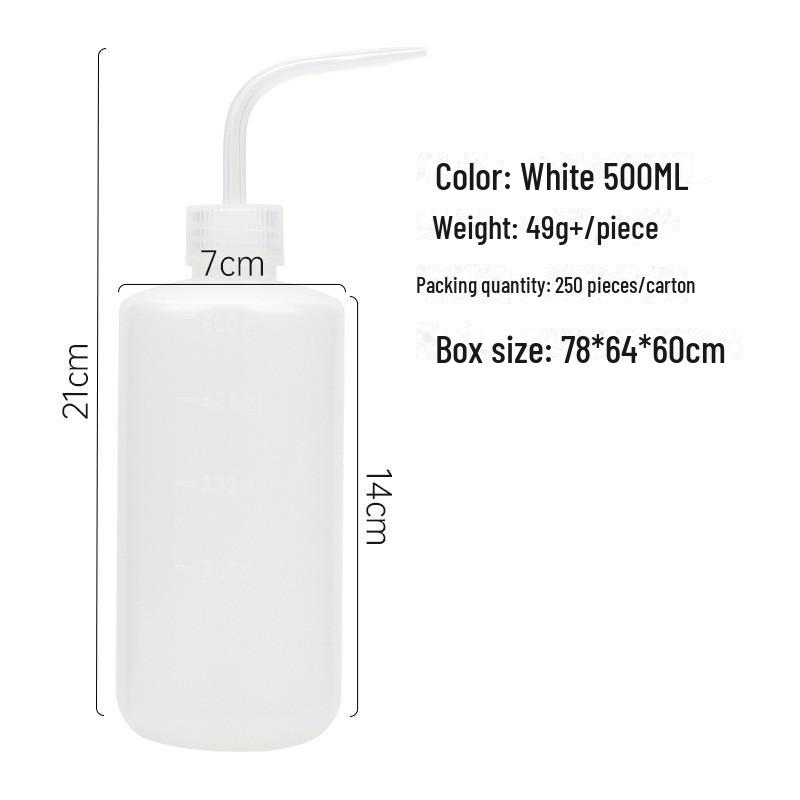 Wimpernreinigungsflasche mit gebogenem Ausguss, 250 ml – ideal für die Pflege künstlicher Wimpern