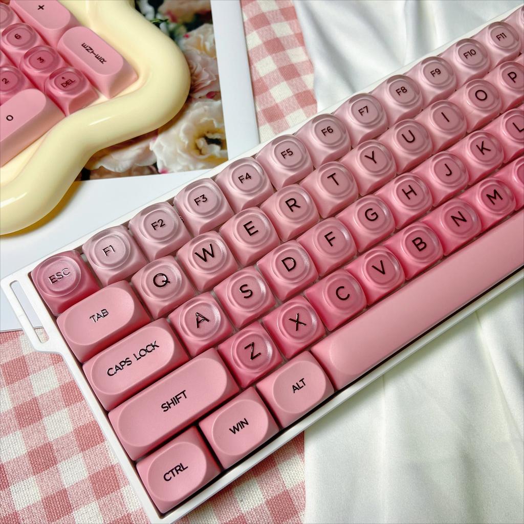 Xiaomi Foundation Crystal Keycaps Set HOA Profile Key Caps Custom DIY Gaming Mechanical Keyboard PBT Keycap Set for Office Keyboard