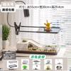 Pet Turtle Tank with Basking Platform Desktop Aquarium for Small Turtles Home Ecological Habitat Terrarium Living Room Decor