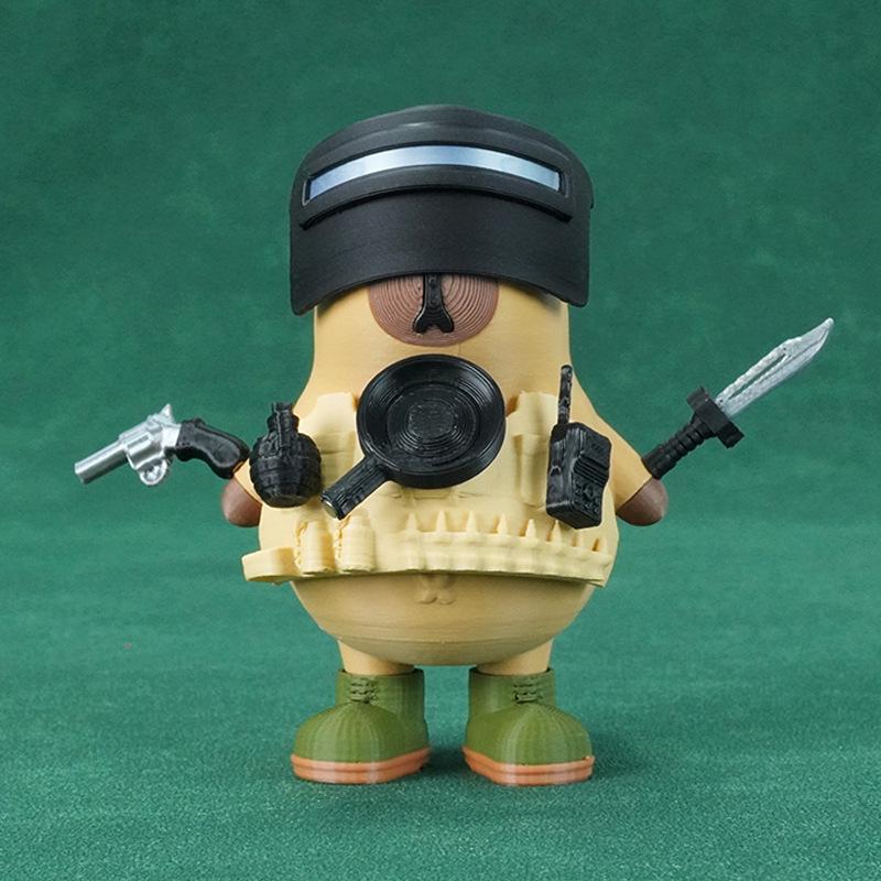 3D Printed Articulated Deep Sea Monster Toy – Creative Novelty