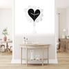 Wall Clock Modern Lightweight Decorative Hanging Clock Heart Shaped Timepiece for Living Room Office Kitchen Bedroom Decor