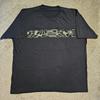 Vintage Y2k Aloha Hawaii Floral T-shirt Mens XL Grunge Surf Black 2000s Skate