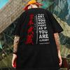 New 3d Japanese Samurai Bushido Print Tshirt For Unisex Summer Casual Street Trend Top Loose Oversized Short Sleeve Oneck T Shirt