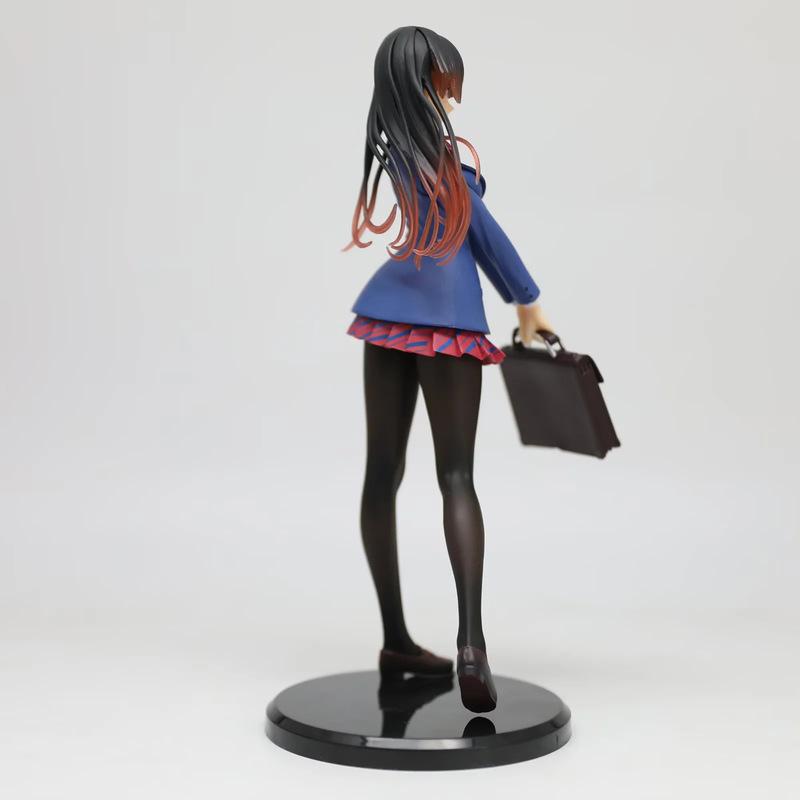 Komi Can'T Communicate Shouko Komi Figur Anime Schönes Mädchen Uniform Zweidimensionales Modell Raum Schreibtisch Ornament Spielzeug Geschenk