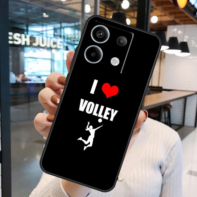 Volleyball Case For Xiaomi Redmi Note 14 Pro 10 11 12 13 15 Pro Plus Redmi 15 10C 12C 13C 14C 15C Cover