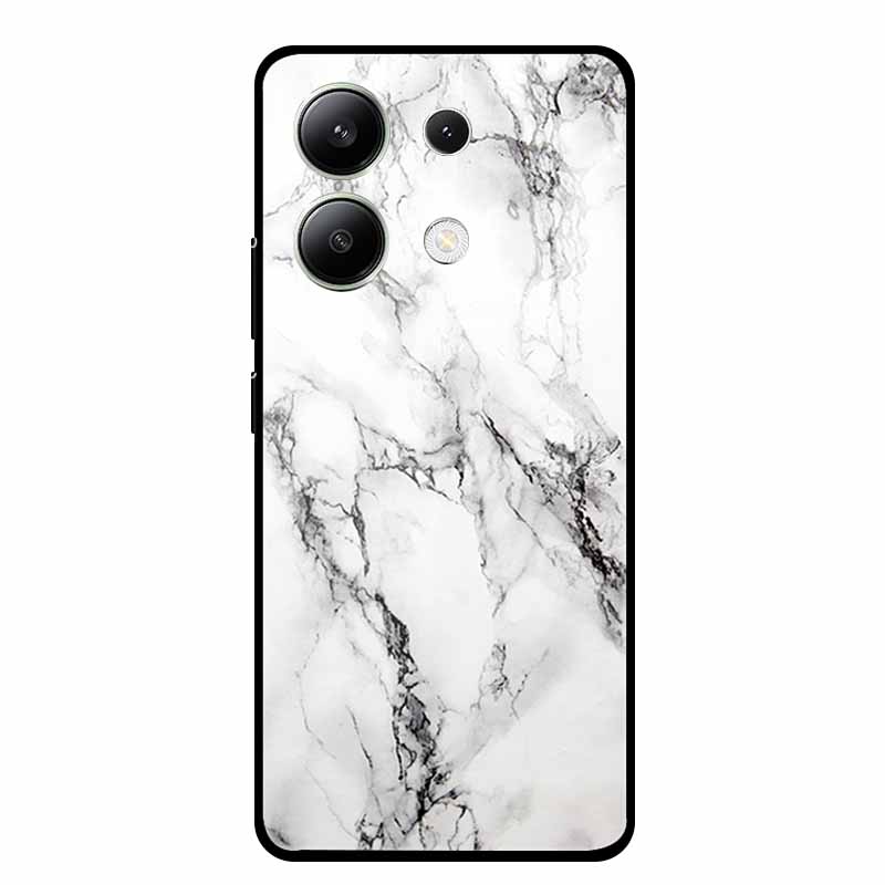 For Xiaomi Redmi Note 13 5G Phone Case Soft Bumper Tempered Glass Hard Back Cover Case For Redmi Note 13 Pro Case Note13 Pro Bag