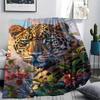 1 Pezzo Coperta in Flanella con Stampa Cartone Animato, Alta Qualità Confortevole per Tutte le Stagioni, Decorazione per la Casa, Calore e Comfort, Perfetta per Regalo di Natale Compleanno