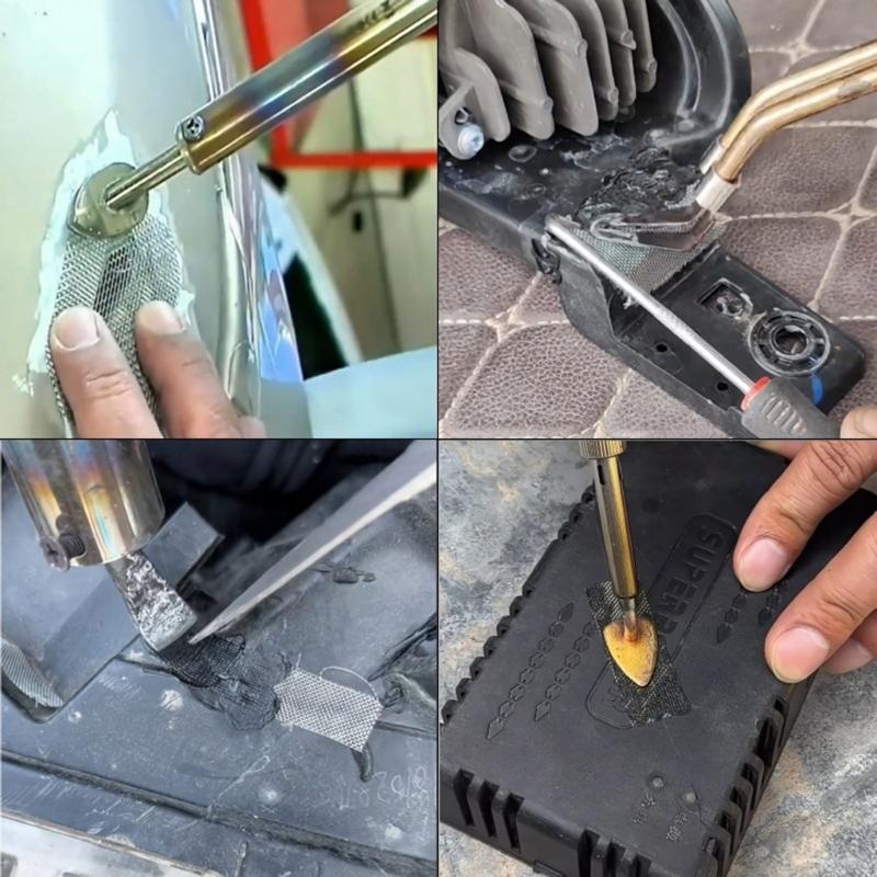 Stainless Steel Automotive Bumper Body Repair Mesh Net 20x15cm 5x15cm Easy to Install for Protective Against Road Debris