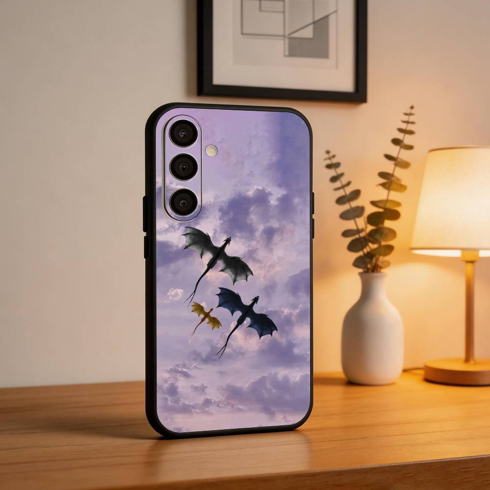 D-Dragon F-Fourth W-Wing Phone Case For Samsung A73,A21s,A22,A31,A32,A52,A53,A71,A80,Soft Black Shell Samsung a12
