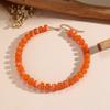 Colorful Round Beads Necklace Fashion Resin Geometric Beads Choker Necklaces for Women Bohemia Jewelry Trendy Summer Gifts