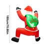 Juluppblåsbar Jultomte 1,8m Klättrande Jultomte Med Inbyggd LED Uppblåsbar Julhelgsdekoration För Trädgård