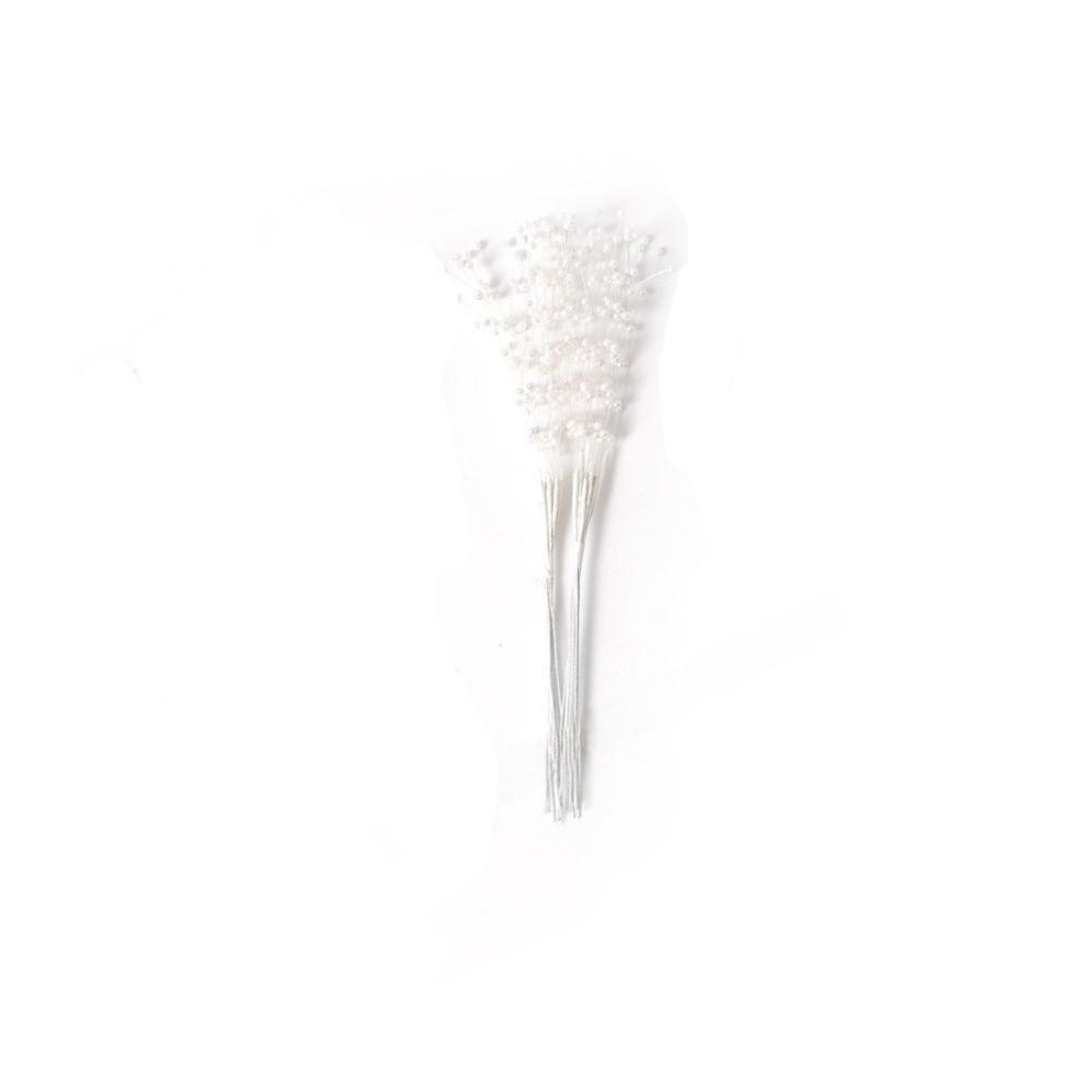 Plastic Artificial Pearl String Bouquet DIY Crafts Supplies Artificial Flowers  Home Decoration