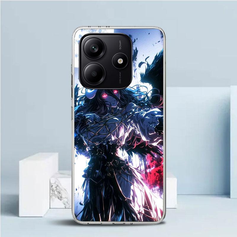 Albedo Overlord Anime Phone Case For Xiaomi Redmi Note 15 14 14S 13 12S 12 Pro Plus 11S 11 11T 11E 10S 10 + Soft TPU Back Cover