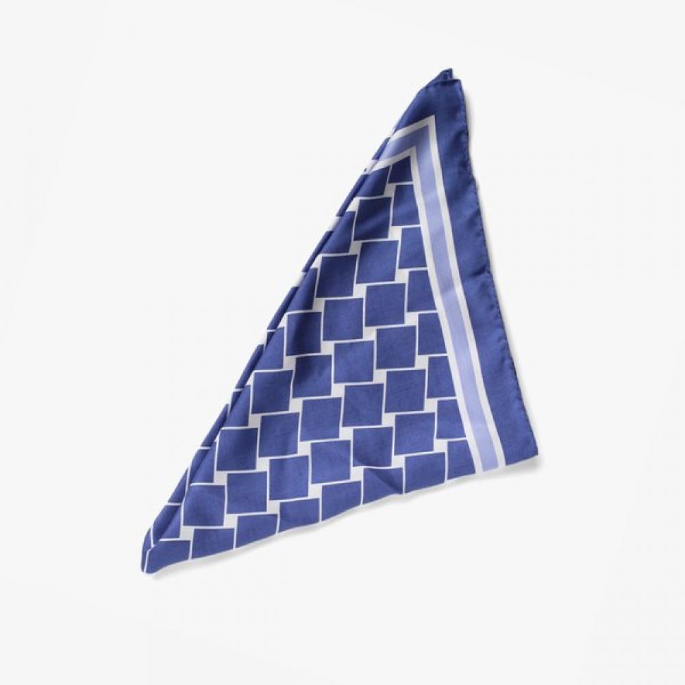 Gierre Milano Cube Silk Bandana Blue Gre1m80007a78 BLUE (BLUE)/FREE