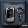 Titanium Gray for VW Volkswagen Magotan Passat B8 Skoda Superb Kodiaq A7 Remote Car Key Case Cover Holder Keychain Accessories