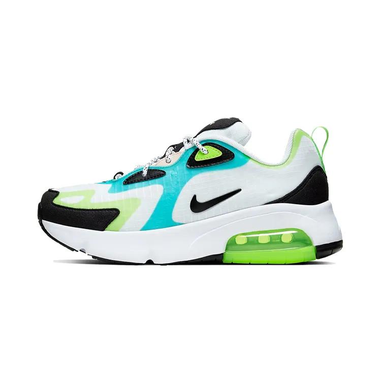 Nike Air Max 200 SE Grade School 'Oracle Aqua' (Unisex) White / Electric Green / Oracle Aqua / Black Running Shoes CJ4035 101