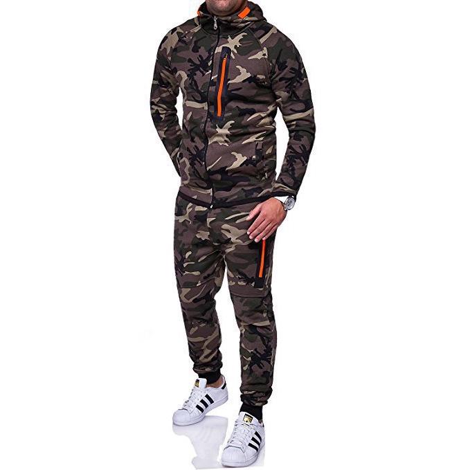New Men's Heat Transfer Camo Outdoor Clothing Set