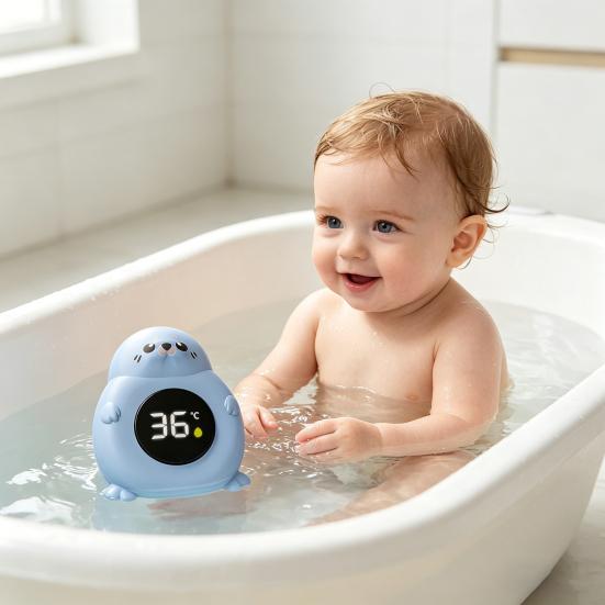 Babyparty Thermometer Sofortablesung LED Digitalanzeige Wassertemperaturthermometer Genaues Badewannenarmatur Temperatur