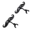 2 Pcs Trombone Clamp On Mustache Funny Plastic Euphonium Mouthpiece Mustache for Band Practices