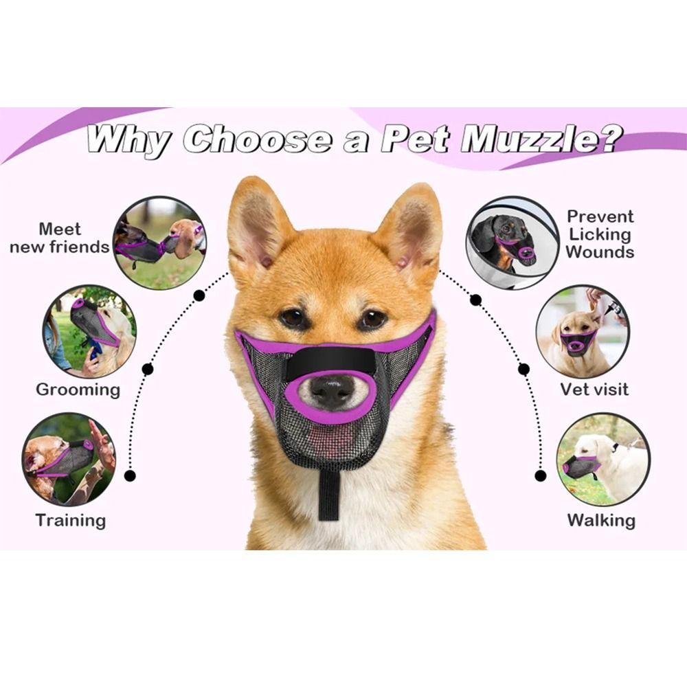 Creative Dog Muzzle Basket S-XL Anti Barking Dog Muzzle Pet Dog Mouth Cover Pet Accessories