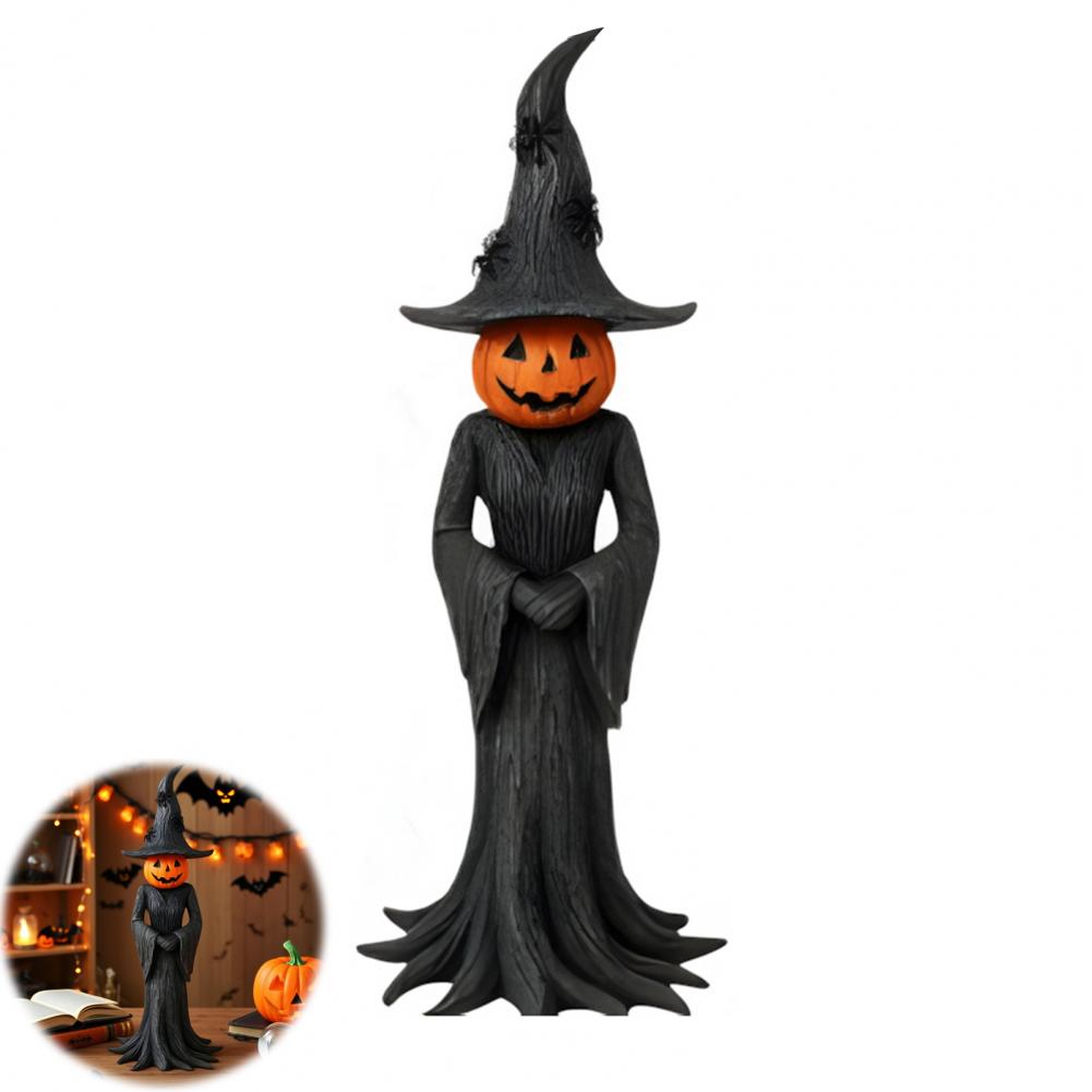 Witch Statue Home Decor Resin Witch Figurine Enchanting Halloween Witch Statues Resin Figurines for Indoor Home Decor