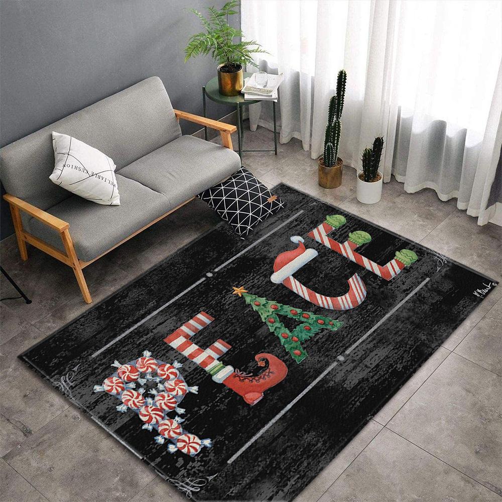 

Рождественский ковер для гостиной, прикроватной тумбочки для спальни, детский пол, большой ковер, домашний диван для прихожей, нескользящий коврик для ванной комнаты, балкона 2*1.5m
