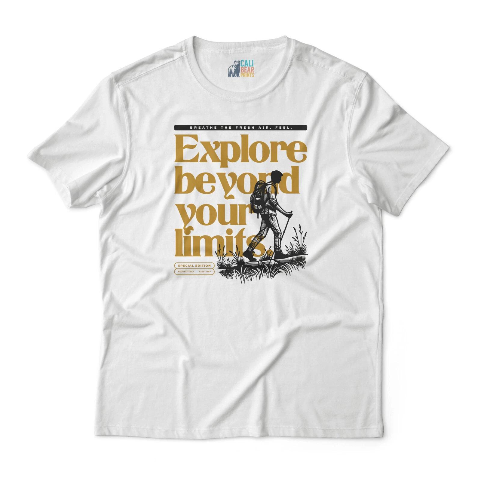 Explore beyond your Limits  - Outdoors inspired Graphic Tee - Unisex 3XL