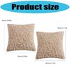 Soft Plush Pillowcase Living Room Bedroom Decoration Multiple Color Addition Sturdy