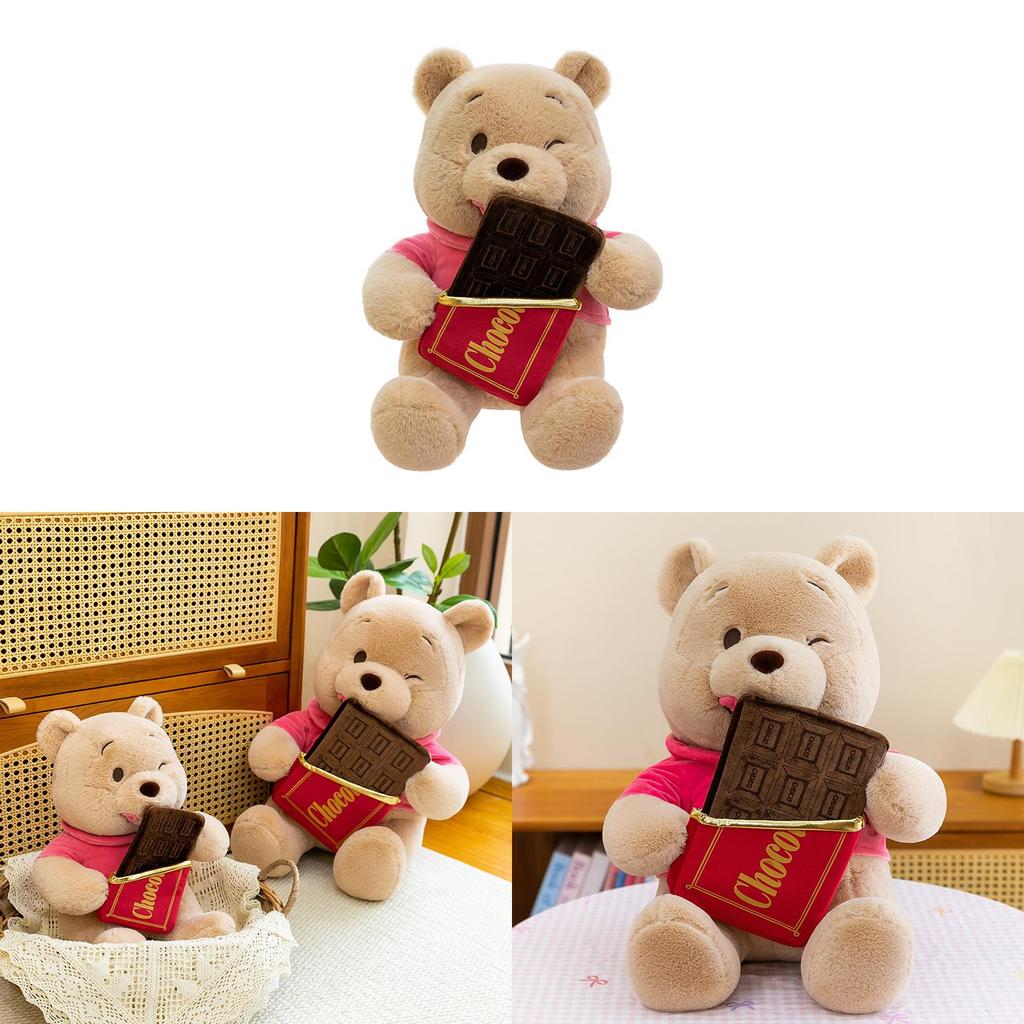 Zaino Portachiavi Peluche Orso Pooh Con Materiale Peluche Lungo Per Bambini E Fan
