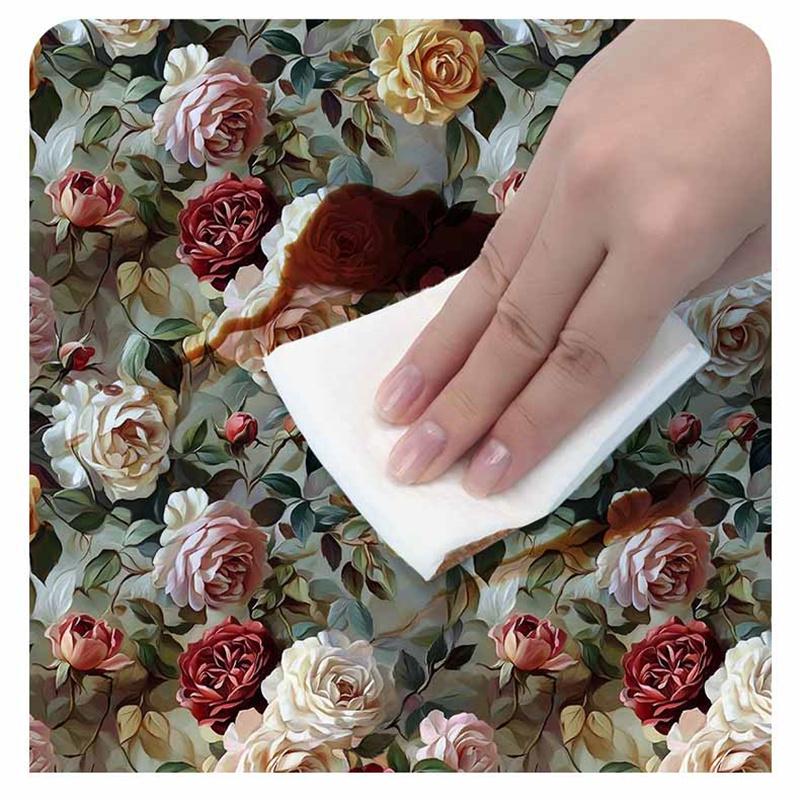 Vintage Blumen Tapete Sockelleiste Aufkleber Selbstklebend Wasserdicht Feuchtigkeitsbeständig Wanddekoration Renovierung Upcycling