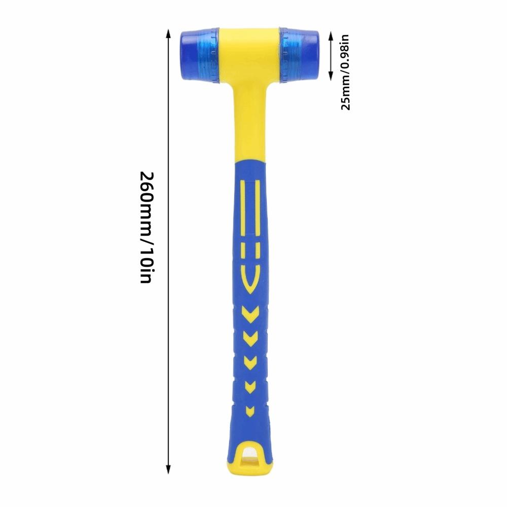 Shockproof Double-Sided Mallet Anti-Slip Small Hammer Mounted Hammer Furniture Assembly