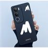 For Vivo Y19s V2149 Cover Case Lucky Initial Letter Couple Silicone Soft Matte Phone Bumper for Vivo Y19s 4G Y29 5G Casing