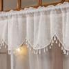 Tassel Lace Curtains Decorative Curtains Coffee Shop Curtains