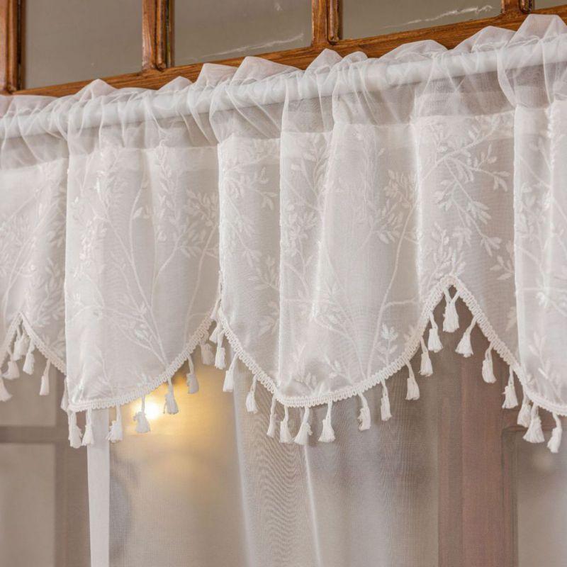 Tassel Lace Curtains Decorative Curtains Coffee Shop Curtains