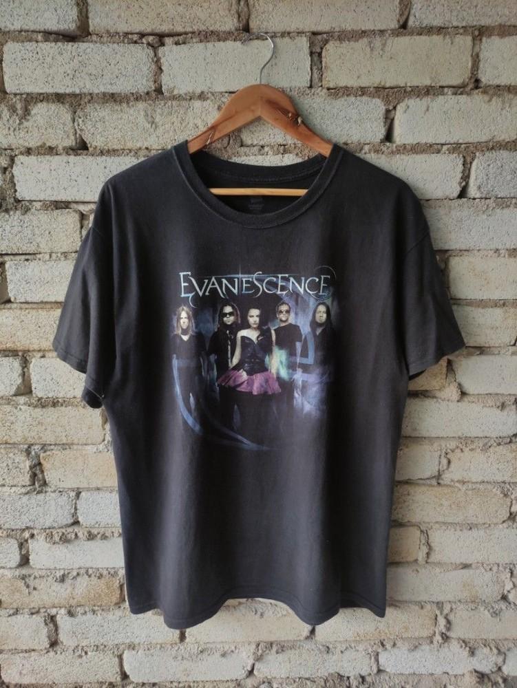 Evanescence Band Tshirt Evanescence Black Style Unisex Tshirt Reprint KH11635 Unisex T-Shirt XXXXL