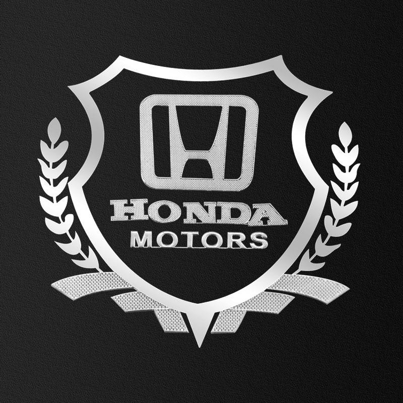 Car Badge Body Side Metal 3D Emblem Ears of Wheat Sticker Decal Auto Exterior Accessories For Honda Fit Mugen Insight Type VTEC Vezel Fit XRV CRV HRV