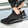 Full palm air cushion casual shoes men's shoes foreign trade large size 47 48 shoes sports running shoes flying woven surface trendy shoes men