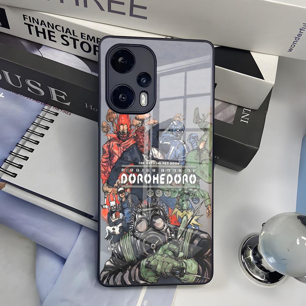 Anime D-Dorohedoro Phone Case For Redmi 13 12 13c 12c Note 13 Pro Plus 11 12 Pro 10 12s 11s Glass Cover