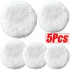 1/5Pcs 3/4/5/6/7Inches Wool Polishing Disc Waxing Polishing Buffing Car Paint Care Polisher Pads for Car Wash Auto Accessories