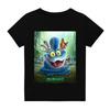Children's Casual Fashion Cartoon Print Short-sleeved T-shirt Top